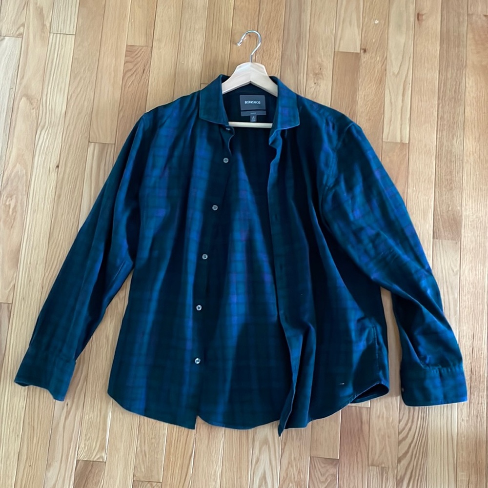 Bonobos wide collar shirt